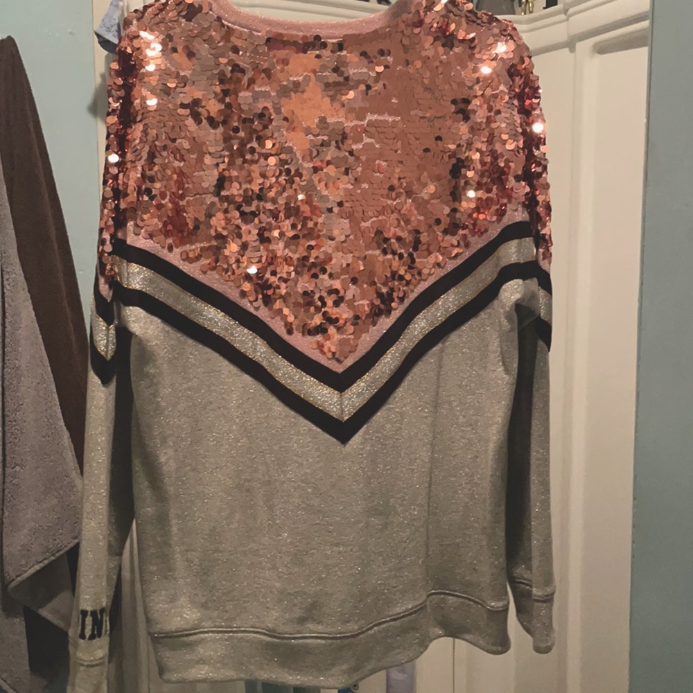 Victoria secret sequence crew sweatshirt. Retired